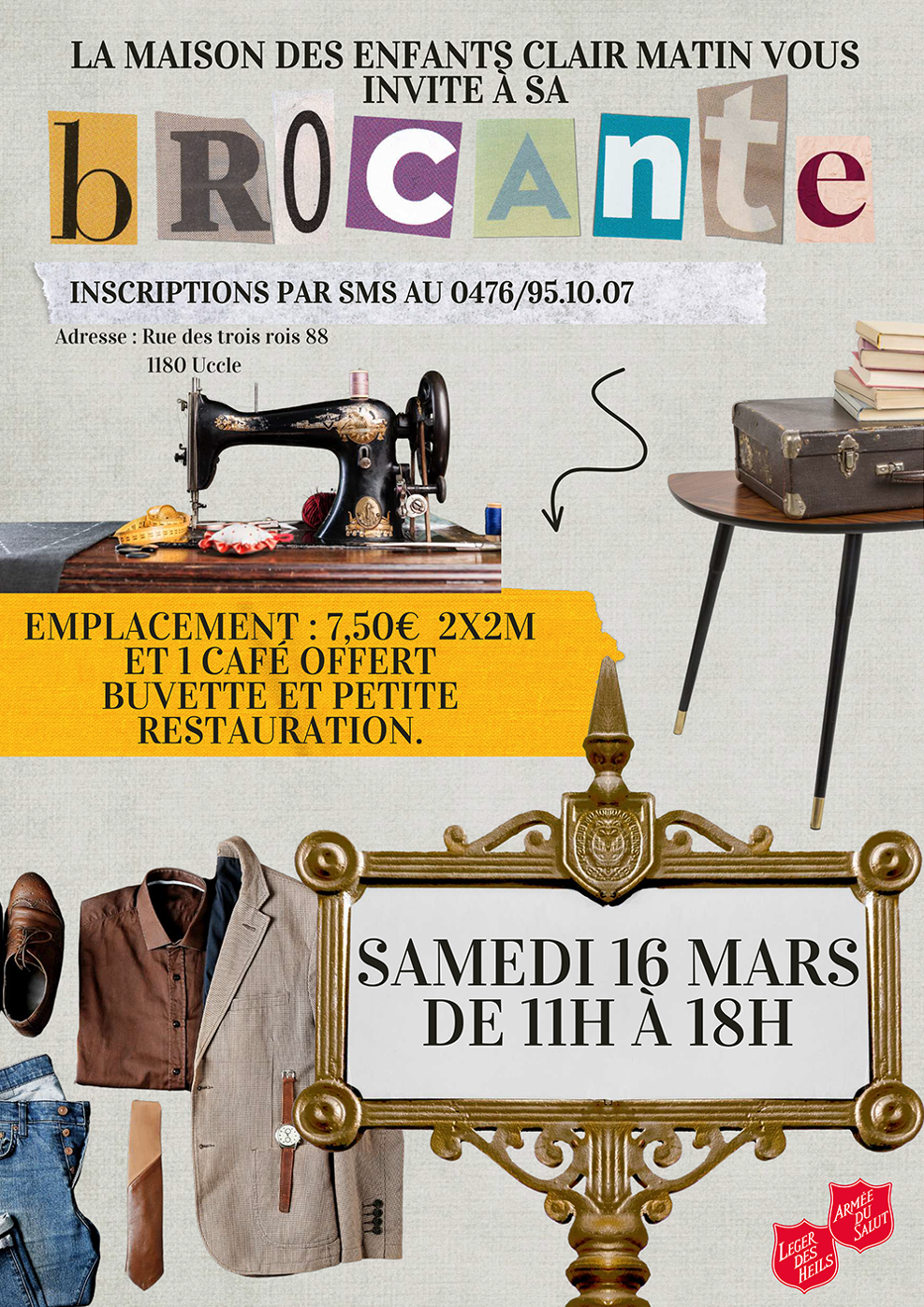 brocante Clair Matin 16 mars